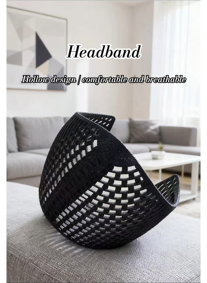 عصابة تثبيت الحجاب الخاصة | ربطة شعر مبطنة قطن-كتان لتثبيت الحجاب للنساء والفتيات - Image 2